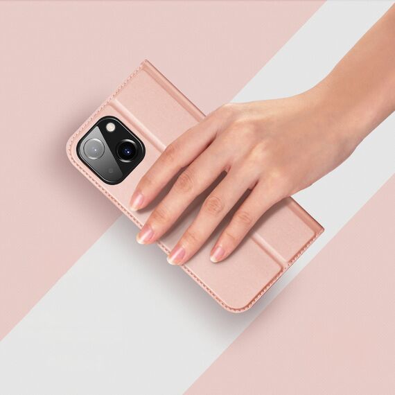 Dux Ducis Skin Pro Wallet Case for iPhone 15 Plus - Pink - Apple Cases - Cases - Techbox