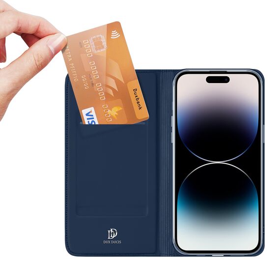 Dux Ducis Skin Pro Wallet Case for iPhone 15 Pro Max - Blue - Apple Cases - Cases - Techbox
