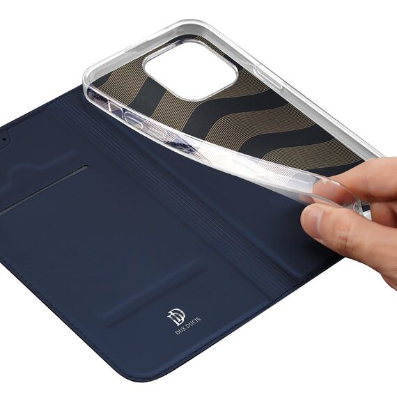 Dux Ducis Skin Pro Wallet Case for iPhone 15 Pro Max - Blue - Apple Cases - Cases - Techbox