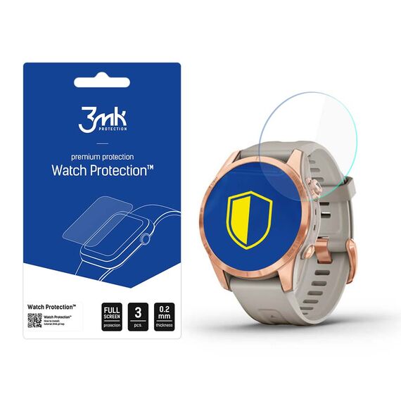 Garmin Fenix ​​7S Pro Solar - 3mk Watch Protection™ v. FlexibleGlass Lite | Techbox