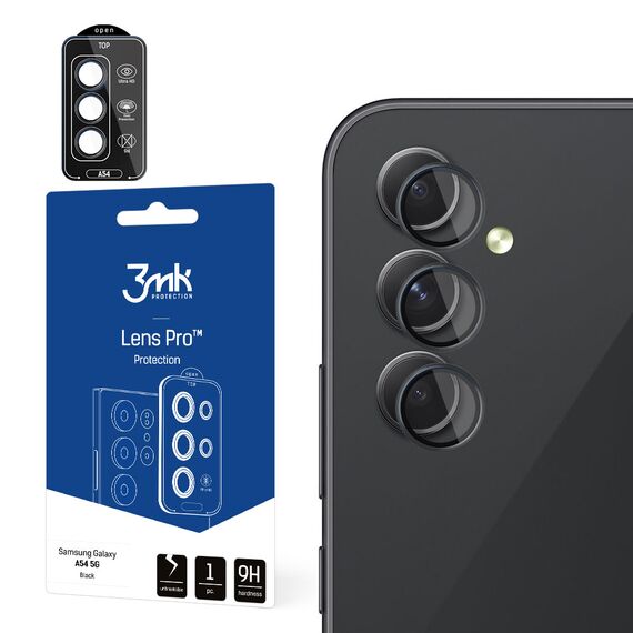 Samsung Galaxy A54 5G - 3mk Lens Protection Pro Black - Samsung - Screen & Camera Protection - Techbox