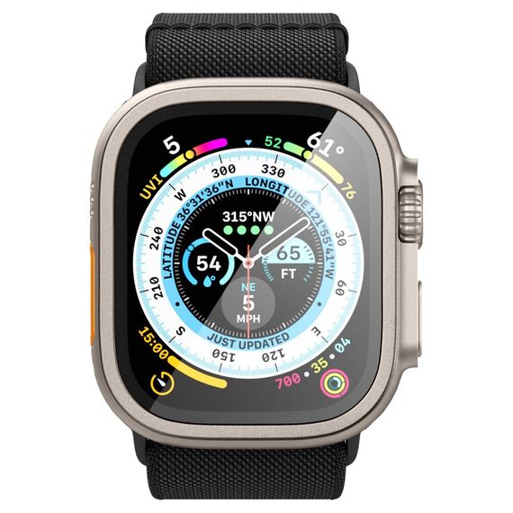 TEMPERED GLASS Spigen GLAS.TR SLIM PRO Apple Watch ULTRA (49 MM) TITANIUM - Accessories - Smartwatches & Accessories - Techbox