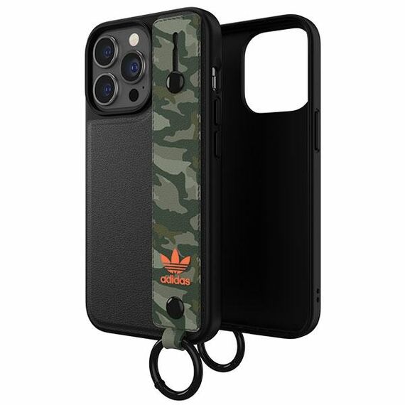 Adidas OR Hand Strap Case iPhone 13 Pro /13 6.1" black-green/black-green 47111 - Apple Cases - Cases - Techbox