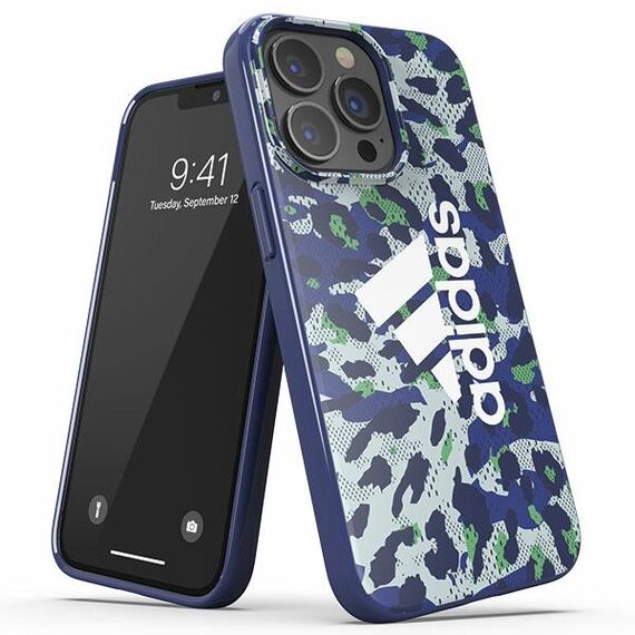Adidas OR Snap Case Leopard iPhone 13/13 Pro 6.1" blue/blue 47260 | Techbox