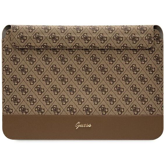 Guess 4G Stripe Metal Logo case for a 14" laptop - brown | Techbox