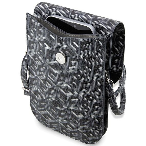 Guess Handbag GUWBHGCFSEK black/black GCube Stripe - Uncategorized Screen Protection (2) - Screen & Camera Protection - Techbox