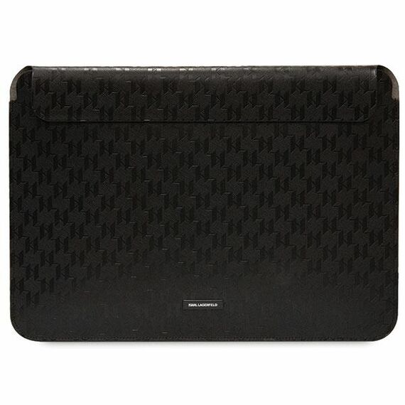 Karl Lagerfeld Sleeve KLCS14SAKLHPK 14" black/black Saffiano Plaque - Bags & Backpacks - Laptop Accessories - Techbox