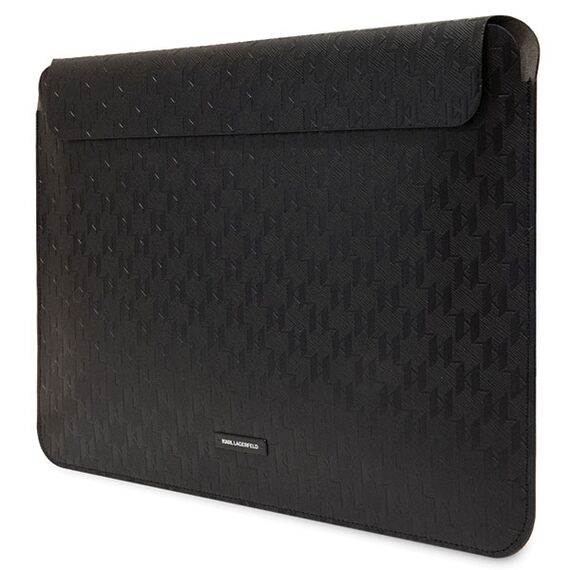 Karl Lagerfeld Sleeve KLCS14SAKLHPK 14" black/black Saffiano Plaque - Bags & Backpacks - Laptop Accessories - Techbox