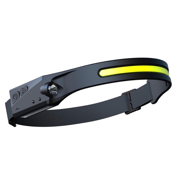 LED headlamp with IPX4 motion sensor USB-C 1200 mAh - black - Uncategorized Screen Protection (2) - Screen & Camera Protection - Techbox
