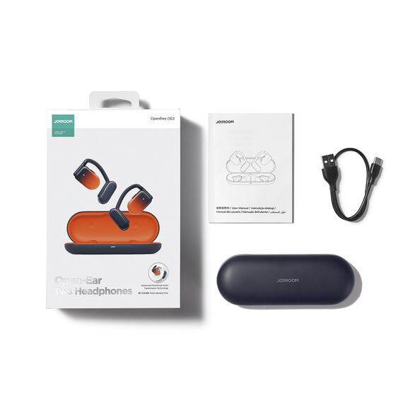 Joyroom Openfree JR-OE2 TWS wireless headphones - orange | Techbox