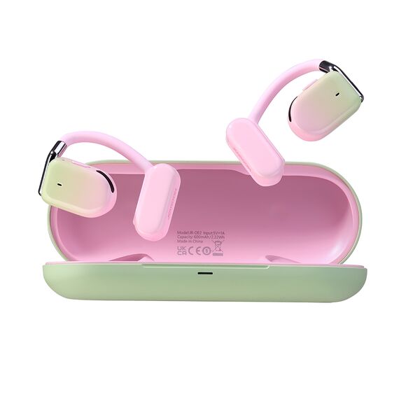 Joyroom Openfree JR-OE2 TWS wireless headphones - pink - Bluetooth - Headsets - Techbox