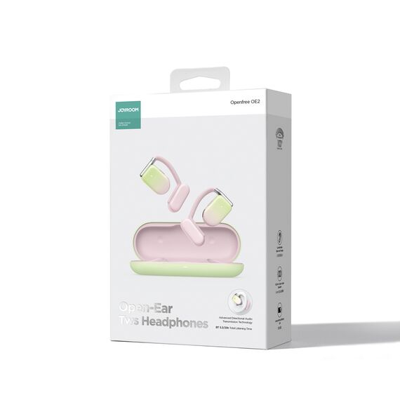 Joyroom Openfree JR-OE2 TWS wireless headphones - pink - Bluetooth - Headsets - Techbox