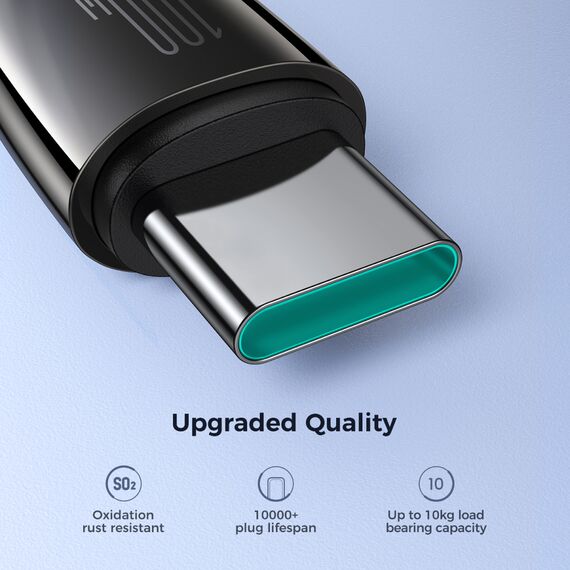 Joyroom Pioneer Series SA31-AC6 USB-A / USB-C cable 100W 1.2m - black - Cables & Adapters - Cables & Accessories - Techbox