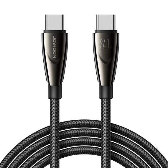 Joyroom Pioneer Series SA31-CC5 USB-C / USB-C cable 240W 1.2m - black - Cables & Adapters - Cables & Accessories - Techbox