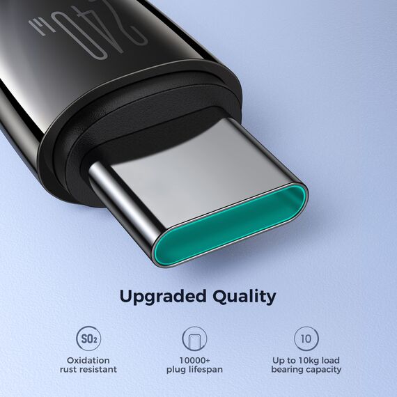 Joyroom Pioneer Series SA31-CC5 USB-C / USB-C cable 240W 1.2m - black - Cables & Adapters - Cables & Accessories - Techbox