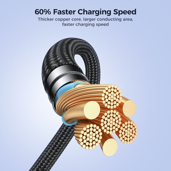 Joyroom Pioneer Series SA31-CC5 USB-C / USB-C cable 240W 1.2m - black - Cables & Adapters - Cables & Accessories - Techbox