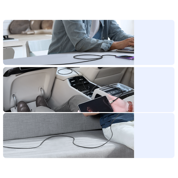 Joyroom Pioneer Series SA31-CL3 USB-C / Lightning 30W 1.2m cable - black | Techbox
