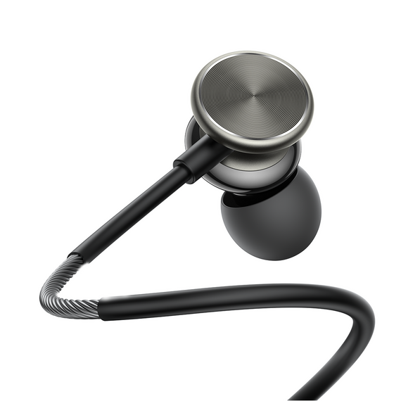 Joyroom Wired Series JR-EW03 wired in-ear headphones - dark gray - Handsfree - Headsets - Techbox