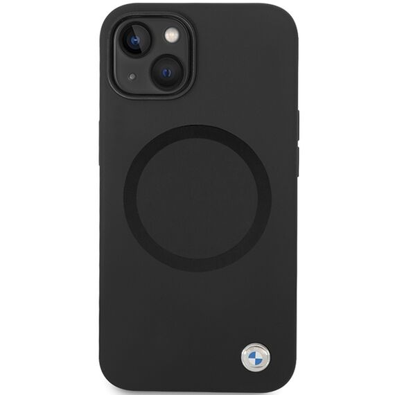 BMW BMHMP14SSILBK2 case for iPhone 14 - black Signature Liquid Silicone MagSafe | Techbox