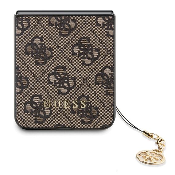 Guess 4G Charms Collection case for Samsung Galaxy Z Flip 5 - brown | Techbox