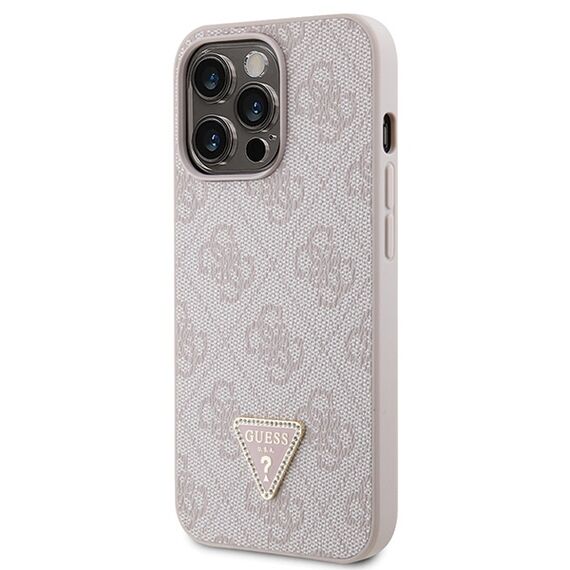 Guess GUHCP13LP4TDSCPP case for iPhone 13 Pro / 13 - pink Crossbody 4G Metal Logo |  Techbox