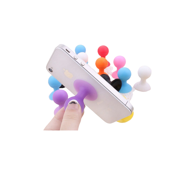 Phone holder with a round head - red | Techbox