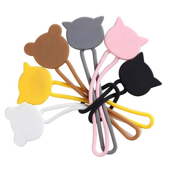 Silicone cable reel - gray | Techbox