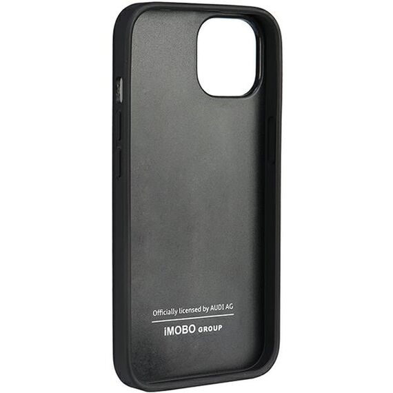 Audi Genuine Leather iPhone 12/12 Pro 6.1" black/black hardcase AU-TPUPCIP12P-Q8/D1-BK | Techbox