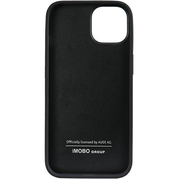 Audi Genuine Leather iPhone 12/12 Pro 6.1" black/black hardcase AU-TPUPCIP12P-Q8/D1-BK | Techbox