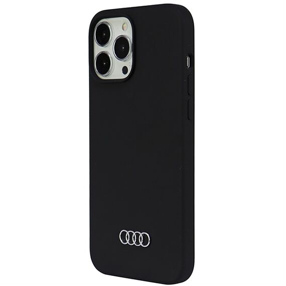 Audi Silicone Case iPhone 13 Pro Max 6.7" black/black hardcase AU-LSRIP13PM-Q3/D1-BK - Apple Cases - Cases - Techbox