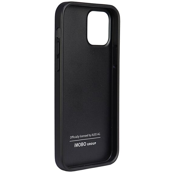 Audi Synthetic Leather iPhone 12/12 Pro 6.1" black/black hardcase AU-TPUPCIP12P-TT/D1-BK | Techbox