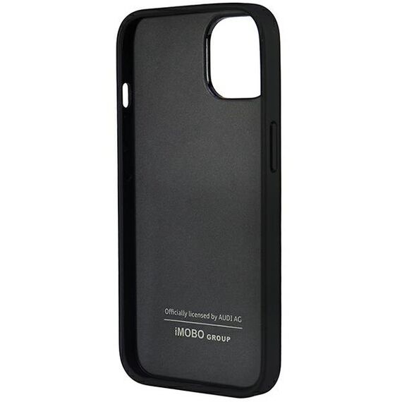 Audi Synthetic Leather iPhone 14 6.1" black/black hardcase AU-TPUPPCIP14-TT/D1-BK - Apple Cases - Cases - Techbox