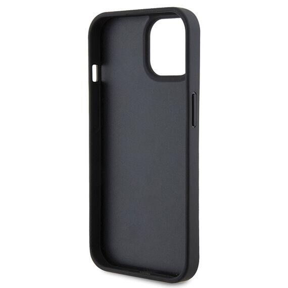 Ferrari Quilted Metal Logo case for iPhone 15 - black | Techbox