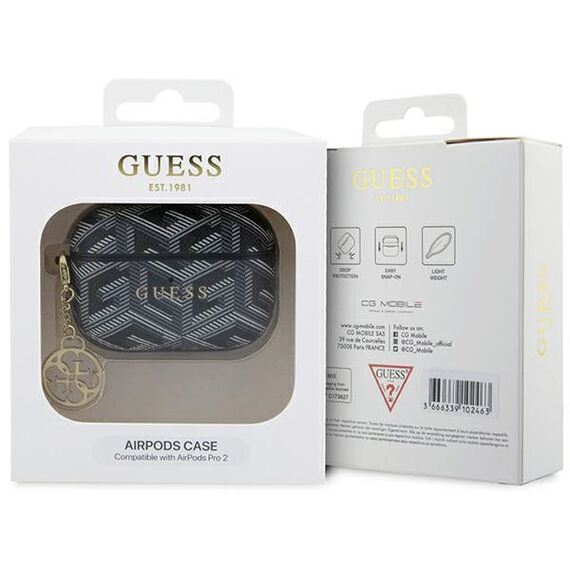 Guess GUAP2PGCE4CK case for AirPods Pro 2 cover - black GCube Charm - Smartphone Accessories - Cables & Accessories - Techbox
