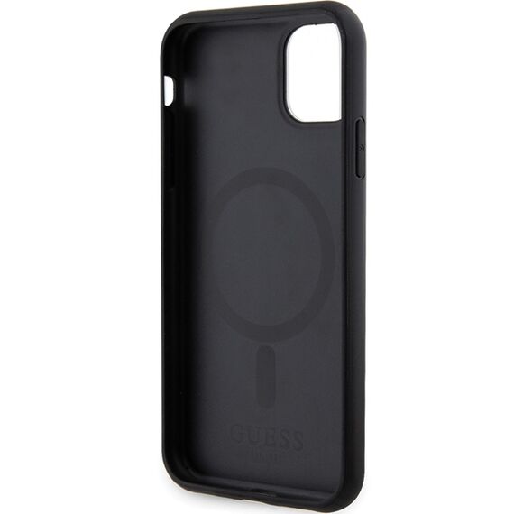 Guess GUHMN61PSAHMCK case for iPhone 11 / Xr - black Saffiano MagSafe - Uncategorized Cases (2) - Cases - Techbox