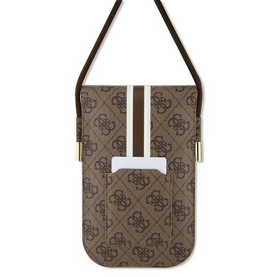 Guess GUOWBP4RPSW handbag - brown 4G Stripes | Techbox