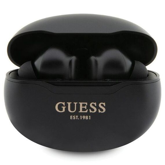 Guess GUTWST50EK TWS Bluetooth headphones + docking station - black Classic EST - Headsets - Speakers & Headphones - Techbox