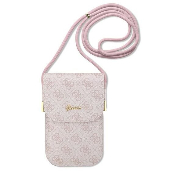 Guess handbag GUOWBP4SNSP - pink 4G Metal Script Logo - Universal Cases - Cases - Techbox