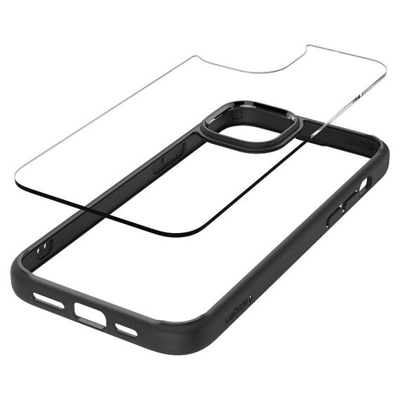 Spigen Crystal Hybrid, matte black - iPhone 15 Plus - Apple Cases - Cases - Techbox