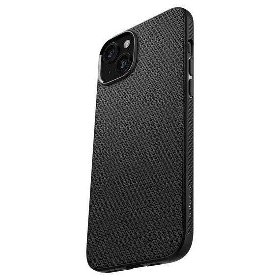 Spigen Liquid Air Case for iPhone 15 Plus - Matte Black | Techbox