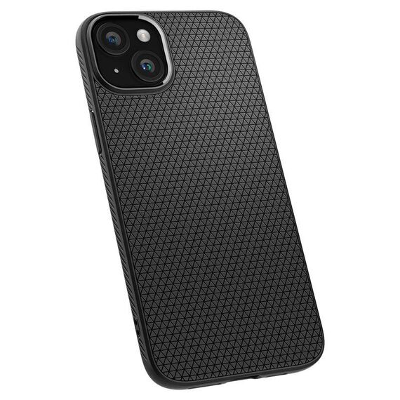 Spigen Liquid Air Case for iPhone 15 Plus - Matte Black | Techbox