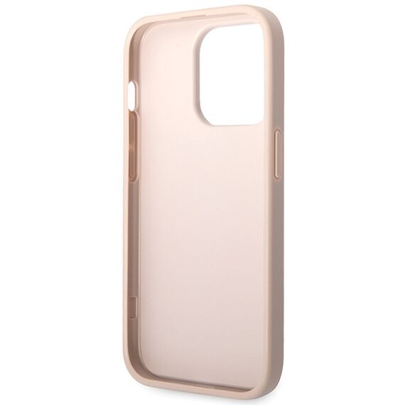 Guess 4G Big Metal Logo case for iPhone 15 Pro - pink | Techbox