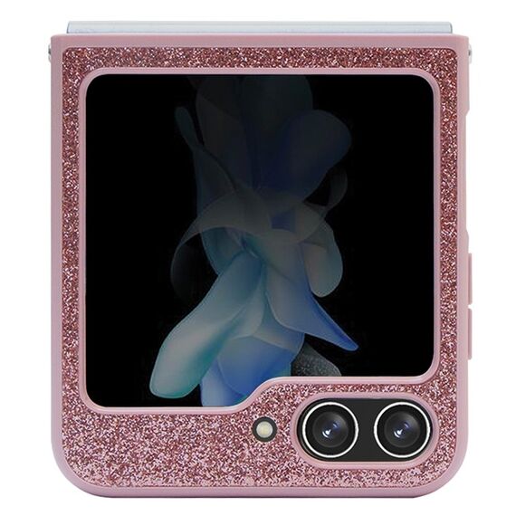 Guess Glitter Script case for Samsung Galaxy Z Flip 5 - pink | Techbox