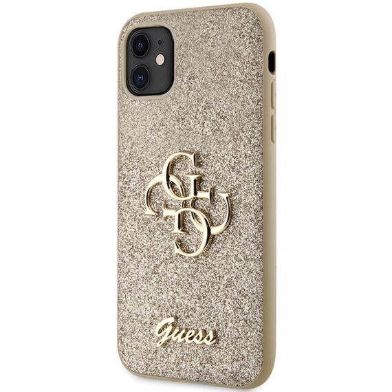 Guess GUHCN61HG4SGD case for iPhone 11 / Xr - gold Glitter Script Big 4G - Uncategorized Cases (2) - Cases - Techbox