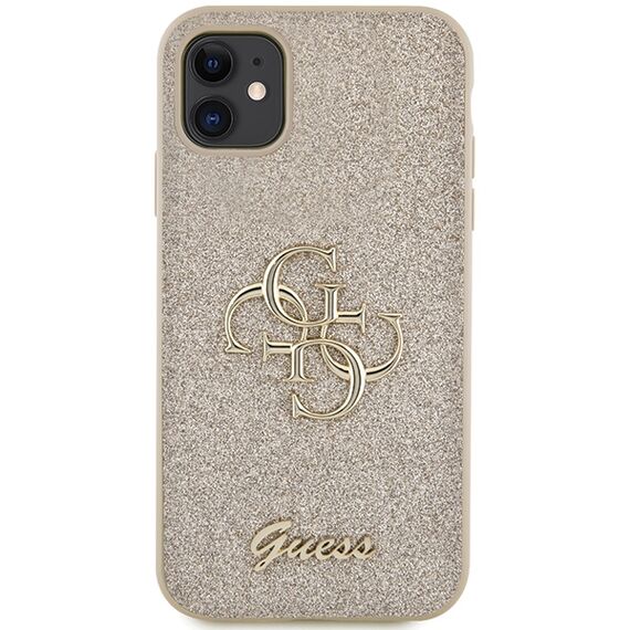Guess GUHCN61HG4SGD case for iPhone 11 / Xr - gold Glitter Script Big 4G - Uncategorized Cases (2) - Cases - Techbox