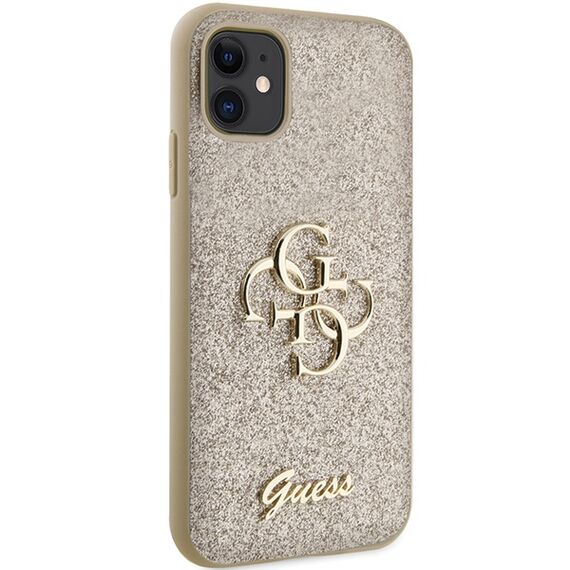 Guess GUHCN61HG4SGD case for iPhone 11 / Xr - gold Glitter Script Big 4G - Uncategorized Cases (2) - Cases - Techbox