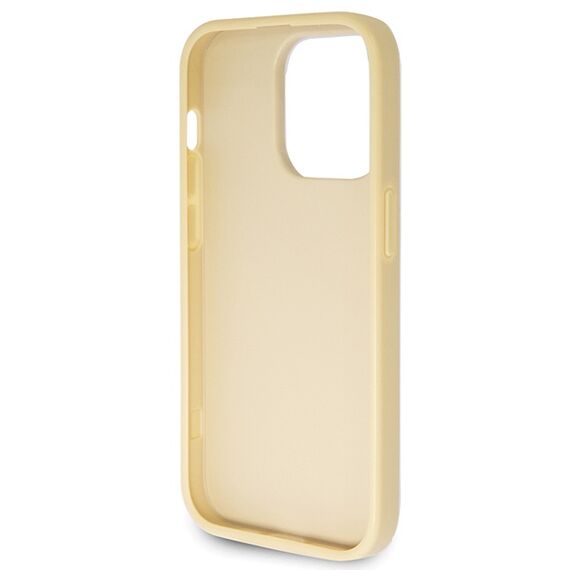 Guess GUHCP14LHG4SGD case for iPhone 14 Pro - gold Glitter Script Big 4G - Apple Cases - Cases - Techbox