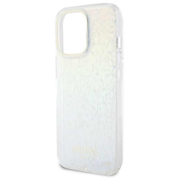 Guess IML Faceted Mirror Disco Iridescent case for iPhone 15 Pro Max - multicolored | Techbox