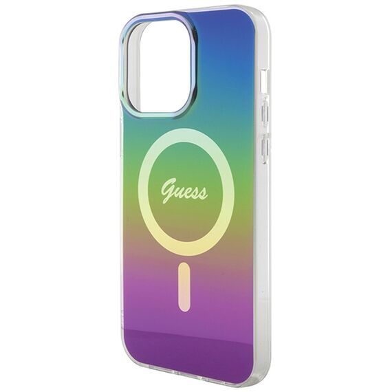 Guess IML Iridescent MagSafe case for iPhone 15 Pro - black | Techbox