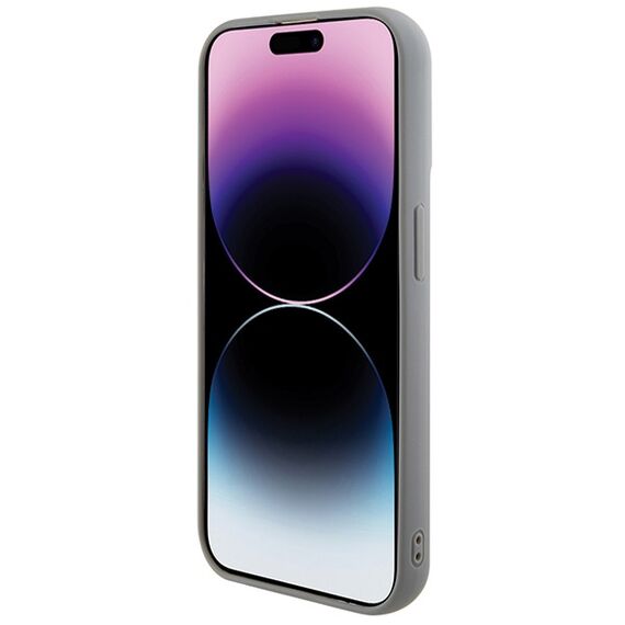 Guess Sequin Script Metal case for iPhone 15 Pro Max - silver | Techbox